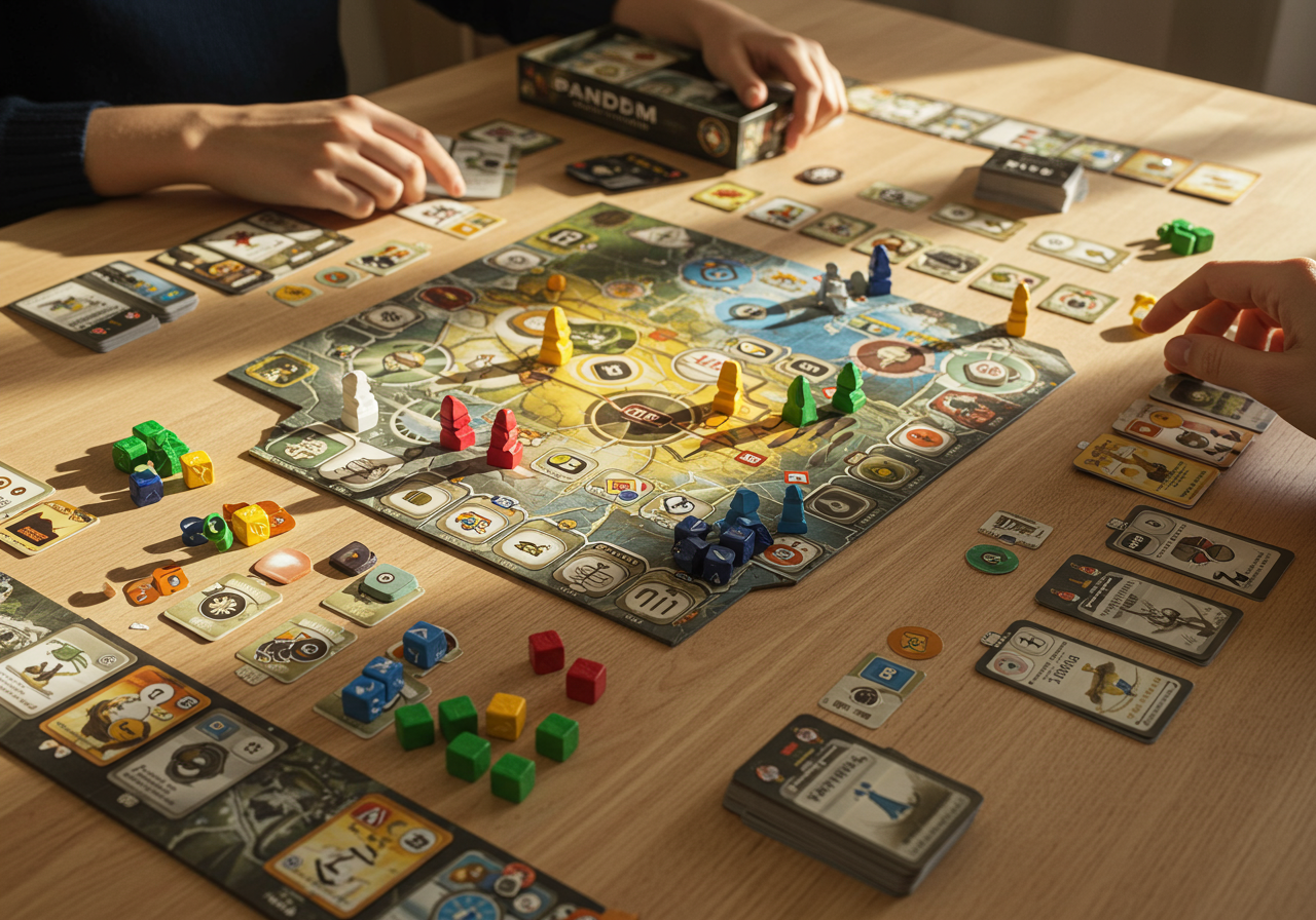 Componentes de 7 Wonders